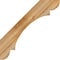 Ekena Millwork 4"W x 32"D x 32"H Olympic Rough Sawn Knee Brace, Western Red Cedar BRC04X32X32OLY00RWR - alternate 4